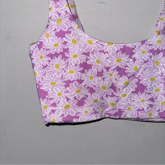 ZARA US Small Pink Floral Bra Top - Picture 3 of 9